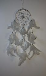 WHITE medium dreamcatcher