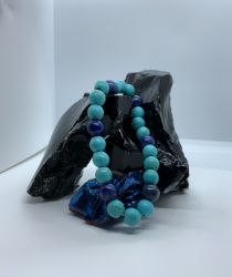 NEW BEGINNING large medium TURQUOISE,LAPIS